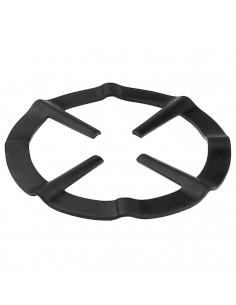Tradineur - Soporte para cafeteras de hierro para cocina de gas, hornillos de camping, reductor universal, quemador, resistente