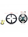 Tradineur - Soporte para cafeteras de hierro para cocina de gas, hornillos de camping, reductor universal, quemador, resistente