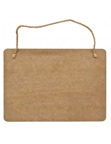 Tradineur - Cartel de madera para colgar para contraseña wifi, pizarra, placa, letrero, recepción, tiendas, negocios, casas, 19,