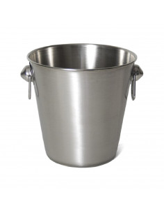 Champañera neo 20 cm acero inoxidable mate cubo para bebidas kitchen & go color acero mate perfecto para mantener fría la bebida