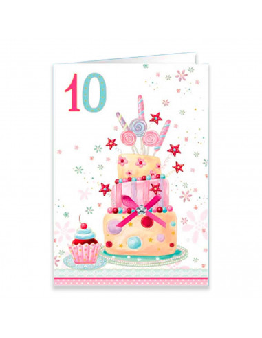 Postal de cumpleaños personalizables surtidos de gran variedad de diseños únicos y originales. Celebraciones, familia, amigos. 2