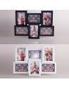 Multimarco de plástico, 6 fotos, marco múltiple para fotografías de 14 x 9 cm, portafotos, decoración del hogar, paisajes, recue