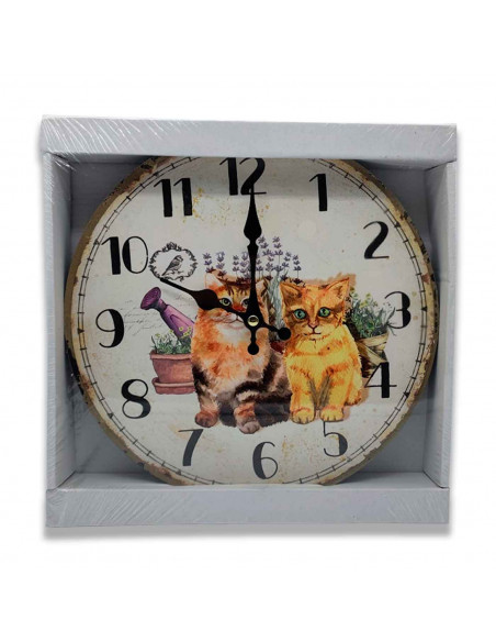 Reloj de madera con números redondo, diseño clásico, funcionamiento a pilas, decoración del hogar, cocina, salón, dormitorio, 25