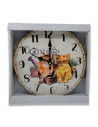 Reloj de madera con números redondo, diseño clásico, funcionamiento a pilas, decoración del hogar, cocina, salón, dormitorio, 25