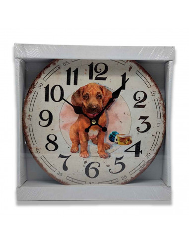 Reloj de madera con números redondo, diseño clásico, funcionamiento a pilas, decoración del hogar, cocina, salón, dormitorio, 25