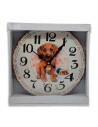Reloj de madera con números redondo, diseño clásico, funcionamiento a pilas, decoración del hogar, cocina, salón, dormitorio, 25