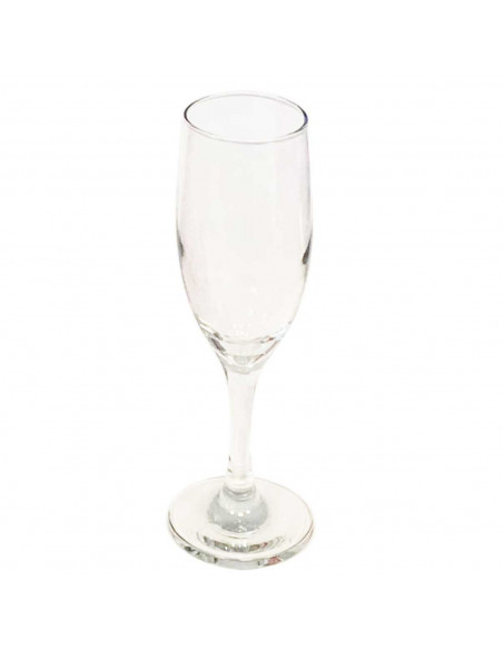 Set de 6 copas de champán misket, copas de cava elegantes, tallo fino, aptas para lavavajillas, fiestas, celebraciones 190 ml