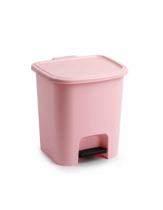 Cubo de baño de plastico incluye pedal para tapa perfecto para el hogar, casa, trabajo, habitacion, etc. Color Surtido. 25,5 x 2