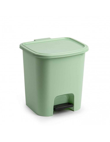 Cubo de baño de plastico incluye pedal para tapa perfecto para el hogar, casa, trabajo, habitacion, etc. Color Surtido. 25,5 x 2