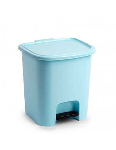 Cubo de baño de plastico incluye pedal para tapa perfecto para el hogar, casa, trabajo, habitacion, etc. Color Surtido. 25,5 x 2