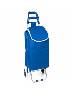 Carro de la compra de 33 L de capacidad con unas medidas de 95x36x27 cm. Carro plegable con ruedas en distintos colores.Bolsa co