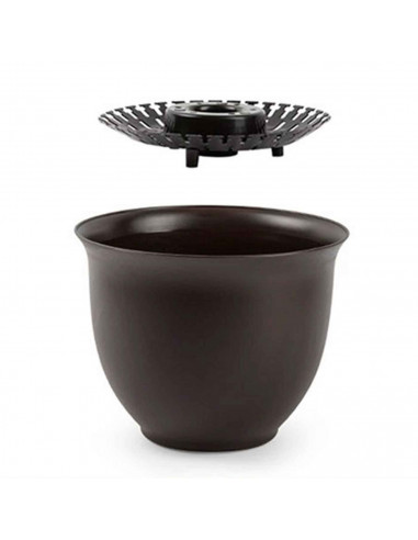 Tradineur - Maceta de plástico, modelo apolo, color surtido, macetero para jardín exterior, terraza, balcón e interior del hogar