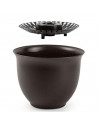 Tradineur - Maceta de plástico, modelo apolo, color surtido, macetero para jardín exterior, terraza, balcón e interior del hogar