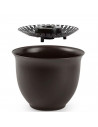 Tradineur - Maceta de plástico, modelo apolo, color surtido, macetero para jardín exterior, terraza, balcón interior del hogar.
