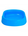 Comedero bebedero cuadrado para las mascotas del hogar, plato,bandeja, perro, gato. Capacidad de 1,3 L Color surtido. 6,5 x 26 x