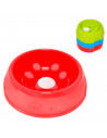 Comedero bebedero circular para las mascotas del hogar, plato,bandeja, perro, gato. Capacidad de 1,9 L Color surtido. Diametro 2