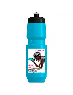 Botella para ciclista color surtido perfecto para paseos, ejercicio, bicicleta, gimnasio, carreras. Altura 25 cm Diámetro 7,5