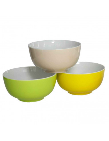 Bol clásico de cerámica surtido, ideal para desayunar, tomar sopa, aperitivos. Apto para lavavajillas y microondas. Diametro: 13