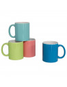 Taza de cerámica surtido, tazón desayuno, café, infusiones, diseño clásico, resistente y duradera, apta para lavavajillas y micr