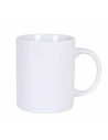 Taza de cerámica blanca, tazón desayuno, café, infusiones, diseño clásico, resistente y duradera, apta para lavavajillas y micro