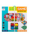 Tablero parchis y oca 2 en 1 juego de mesa 40 x 40 cm, 4 jugadores, incluye cubiletes, fichas y dados