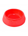 Comedero bebedero redondo 16 cm de diametro para las mascotas del hogar, plato,bandeja, perro, gato. Capacidad de 0,6 L Color su