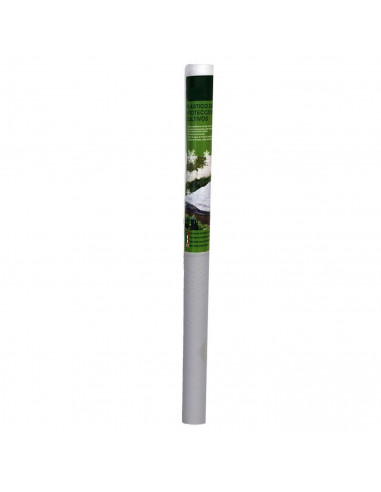 Tela protección de cultivos efecto invernadero protege contra el frío y animales 2 x 10 Metros color blanco transparente