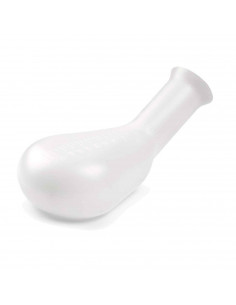 Orinal sanitario de hombre color blanco, para usar en el hogar, baño, medico, trabajo, hospita o cuidado de personas dependiente