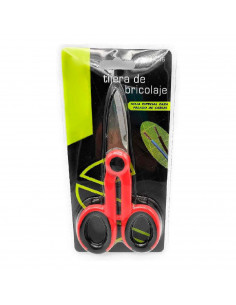 Tijera de bricolaje electrico especial para pelado de cables color rojo 5cm de filo