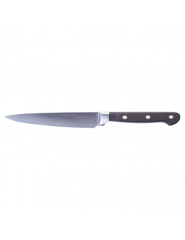 Tradineur - Cuchillo cocinero forjado de 15 cm con mango. Cuchillo para realizar labores de cocina