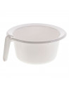 Tradineur - Orinal sanitario redondo, color blanco, usar en el hogar, baño, medico, trabajo, hospital o cuidado de personas depe