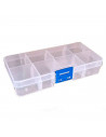 Caja organizadora multiusos nº 19 de plástico con separadores, 8 compartimentos, almacenaje de tornillos, tuercas, accesorios pe