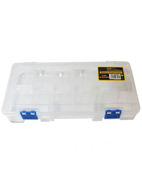 Caja organizadora multiusos nº 22 con separadores, plástico, 15 compartimentos, almacenaje de tornillos, tuercas, accesorios pes Caja organizadora multiusos nº 22 con separadores, plástico, 15 compartimentos, almacenaje de tornillos, tuercas, accesorios pes