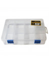 Caja organizadora multiusos nº 21 con separadores, 8 compartimentos, plástico, almacenaje de tornillos, tuercas, accesorios pesc