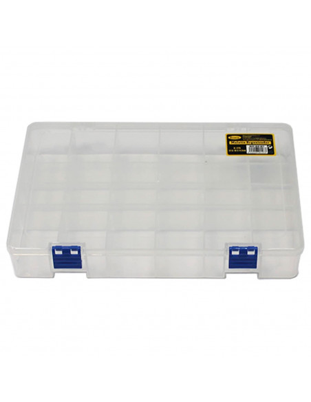 Caja organizadora multiusos nº 24 con separadores, 24 compartimentos, plástico, almacenaje de tornillos, tuercas, accesorios pes Caja organizadora multiusos nº 24 con separadores, 24 compartimentos, plástico, almacenaje de tornillos, tuercas, accesorios pes