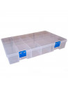 Caja organizadora multiusos nº 24 con separadores, 24 compartimentos, plástico, almacenaje de tornillos, tuercas, accesorios pes