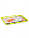 Bandeja rectangular de plastico, restaurante, cafeteria, bares, hogar, trabajo. Color surtido. 1,8 x 31 x 41 cm