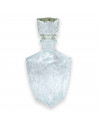 Licorera de cristal 750 ml de capacidad para fiestas, reuniones, guardar whisky u otras bebidas. 23 x 9,5 x 9,5 cm