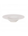 Plato de cerámica hondo para risotto, modelo denia, 25,5 cm, blanco, vajilla para tapas, pinchos y postres, cocina, hogar, hoste