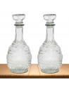 Licorera de cristal Arabia 1000 ml de capacidad para fiestas, reuniones, guardar whisky u otras bebidas. 27 x 13 x 13 cm