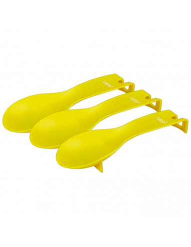 Soporte para cucharón de plástico resistente para la cocina, hogar y trabajo. Utensilios de cocina.  3 x 9 x 25 cm