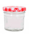Bote de vidrio multiusos circular con tapa, recipiente, tarro de almacenamiento para guardar alimentos, conservas, galletas, leg