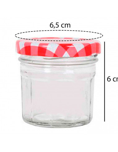 Bote de vidrio multiusos circular con tapa, recipiente, tarro de almacenamiento para guardar alimentos, conservas, galletas, leg