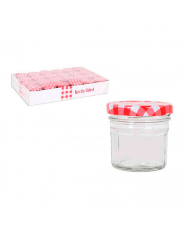 Bote de vidrio multiusos circular con tapa, recipiente, tarro de almacenamiento para guardar alimentos, conservas, galletas, leg
