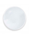 Pack de platillos redondo fabricado en vidrio opal, ideal para las tazas o servir, apto para lavavajillas. 1,5 x 13 x 13 cm