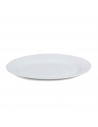 Fuente ovalada fabricada en vidrio opal, ideal para servir postres, aperitivos o comidas, apto para lavavajillas. 2 x 15 x 22 cm