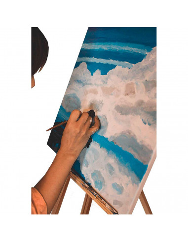 Lienzo blanco para pintar, cuadrado, 100% algodón, apto para pintura acrílica, óleo, acuarela, aficionados, profesionales, 100 x