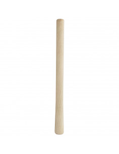 Tradineur - Mango de madera de repuesto para hacha, natural, sin tratar, accesorios para herramientas de jardín, 240 g, 50 cm