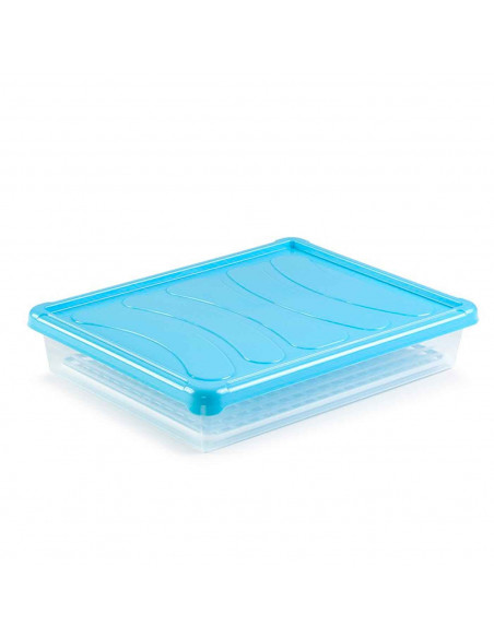 Tradineur - Bandeja con rejilla para frigorífico, fuente para la cocina, restaurante, bares, hostelería, 6,5 x 35 x 27,5 cm, col