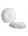 Plato hondo "Star" fabricado en porcelana, ideal para servir postres o aperitivos, apto para lavavajillas. 4 x 23 cm (alto x diá